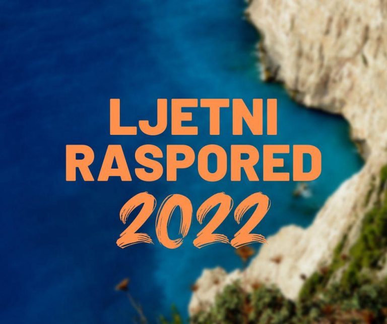 Ljetni raspored