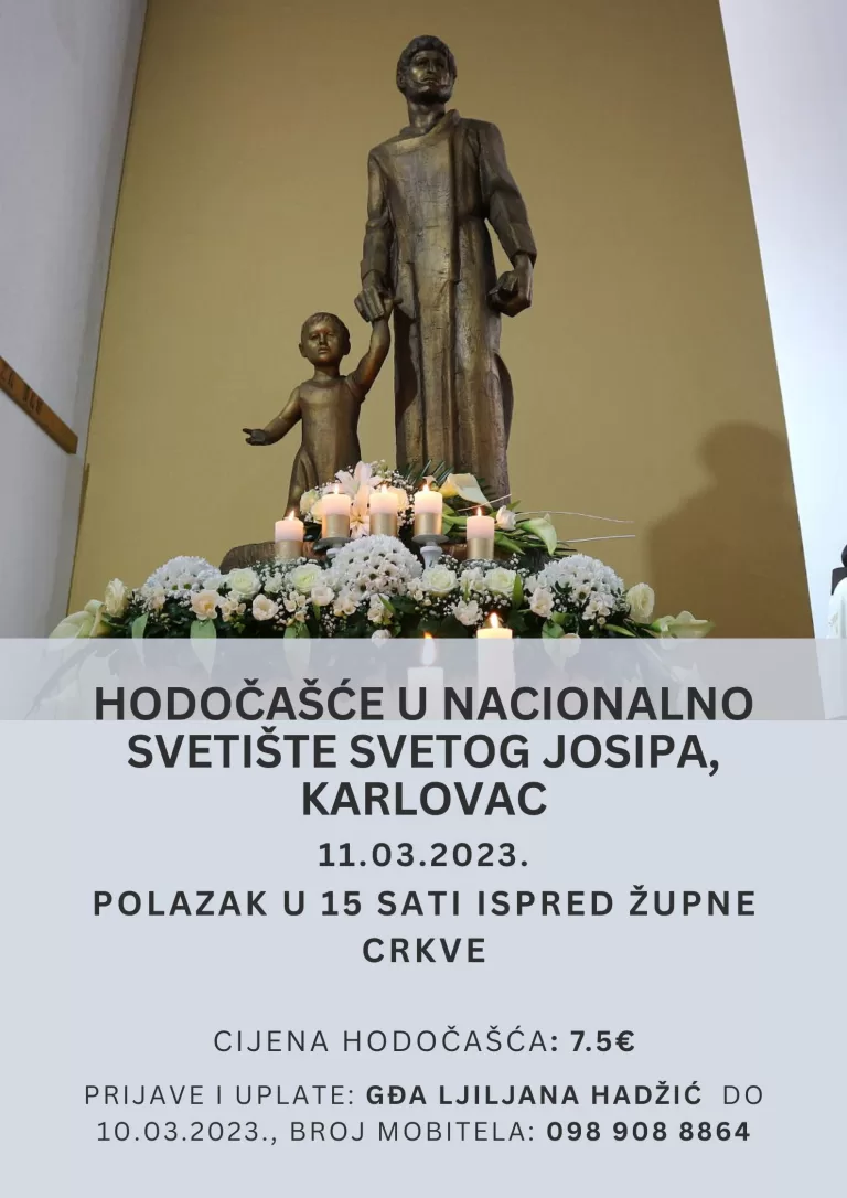 Hodočašće u Nacionalno svetište svetog Josipa, Karlovac, 11.03.2023.