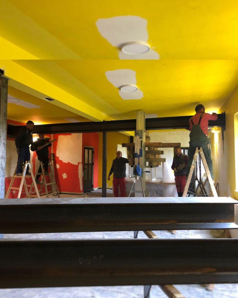 Uređenje župne dvorane i postavljanje čeličnih nosača