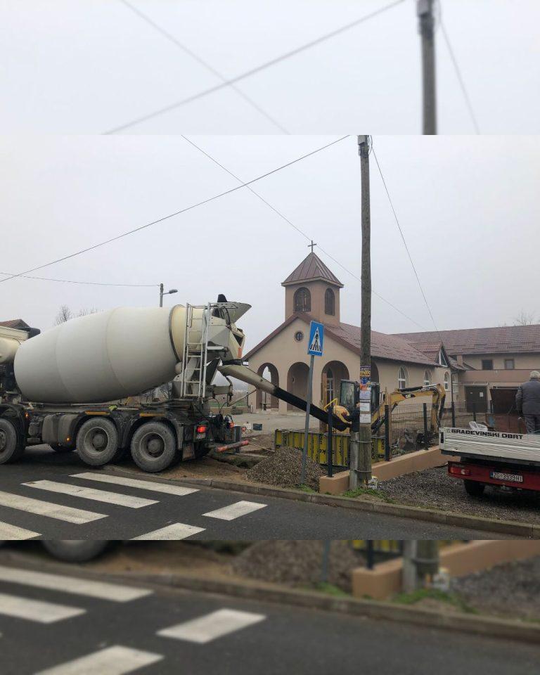 Projekt izgradnje župne ograde i asfaltiranja župnog dvorišta